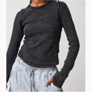 We The Free Roll With It Thermal Long Sleeve Top